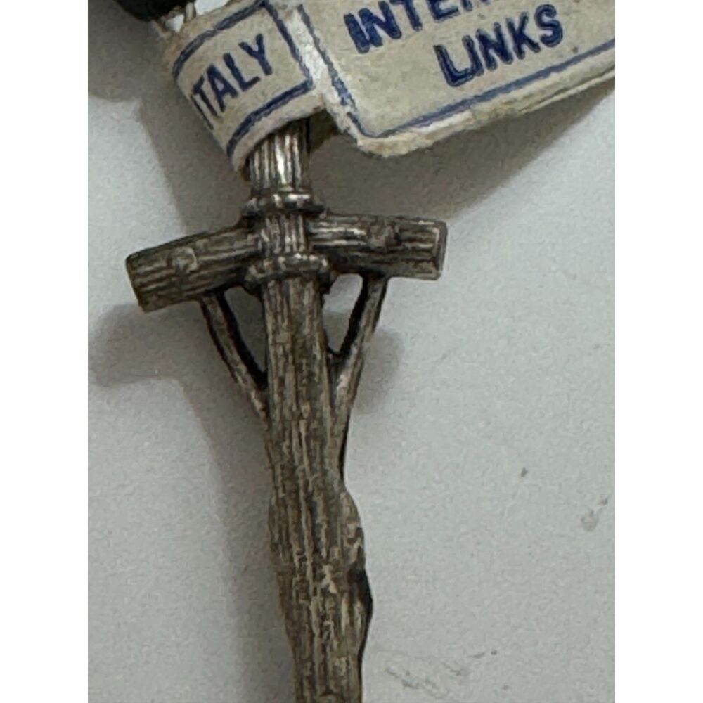 Gorgeous Vintage Rosary Beads; Made In Italy Blessed By Supreme Chaplain K Of C